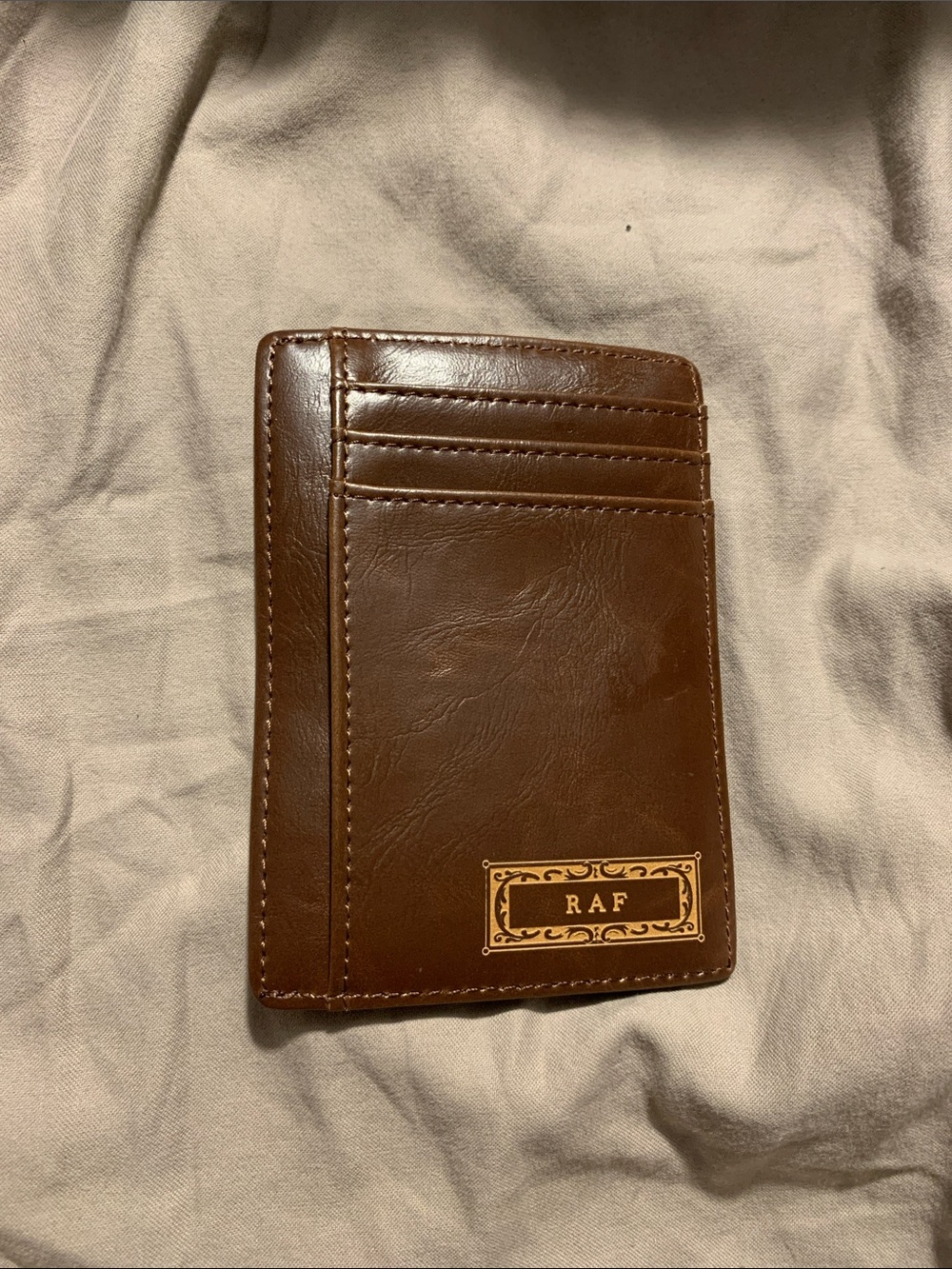 Brown Leather Card Holder